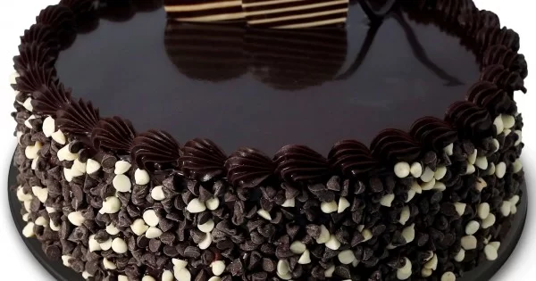 Double Chocolate Chip Bundt Cake - Mom Loves Baking